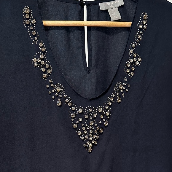 SAINT TROPEZ WEST - Rhinestone Top - Picture 2 of 4